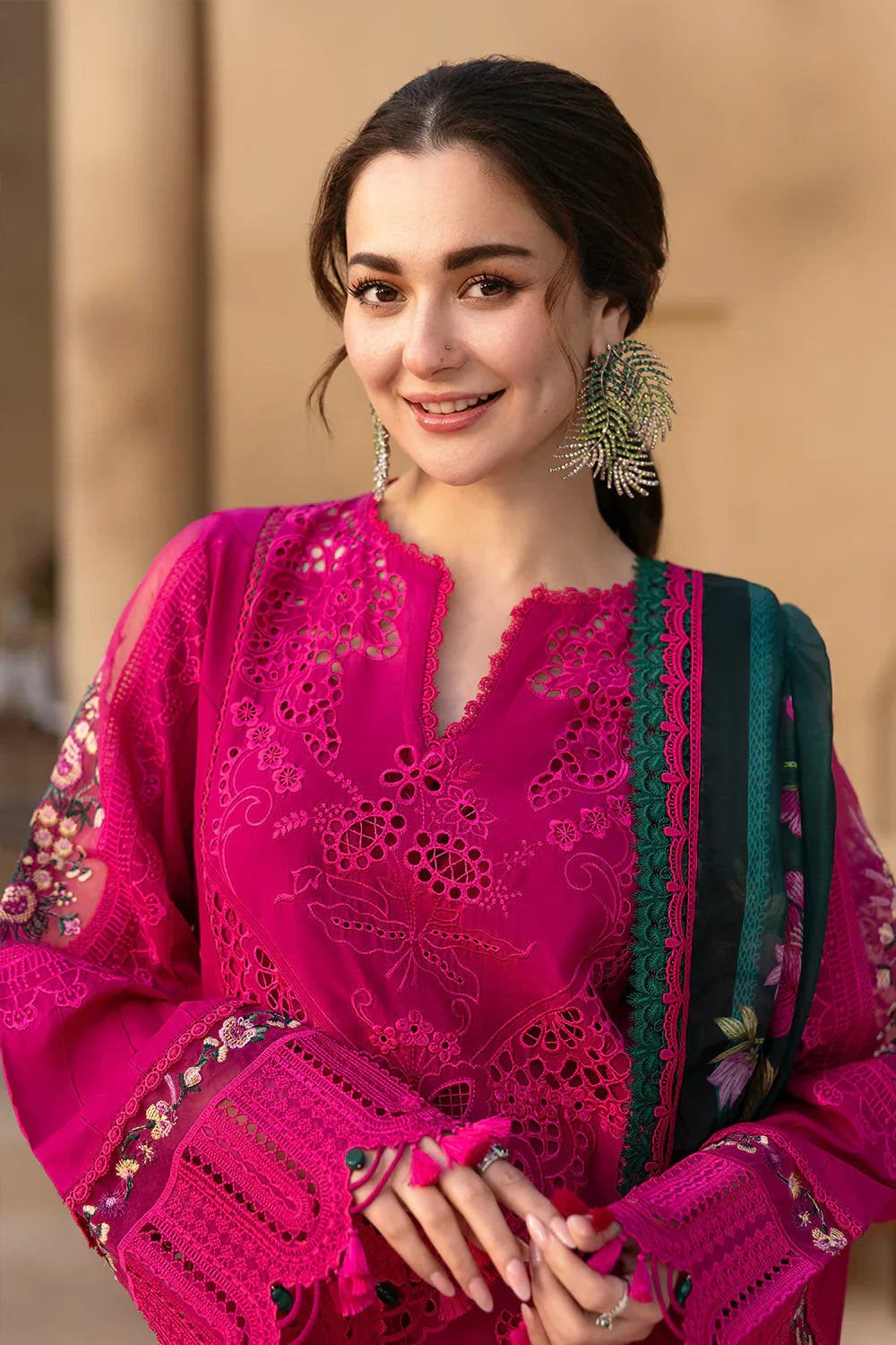 Saira Rizwan- 3PC Luxury Lawn Embroidered Suit - RR-4023
