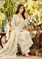 ELAF  - 3PC Luxury Lawn Embroidered Suit - RR-4018