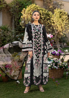 ELAF  - 3PC Luxury Lawn Embroidered Suit - RR-4029