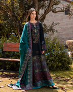 Mushq - 3PC Luxury Lawn Embroidered Suit - RR-4005
