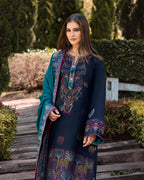 Mushq - 3PC Luxury Lawn Embroidered Suit - RR-4005