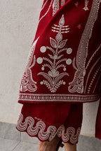 ZAIB - 3PC Luxury Lawn Embroidered Suit - RR-4047