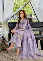 ELAF - 3PC Luxury Lawn Embroidered Suit - RR-4017