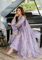 ELAF - 3PC Luxury Lawn Embroidered Suit - RR-4017