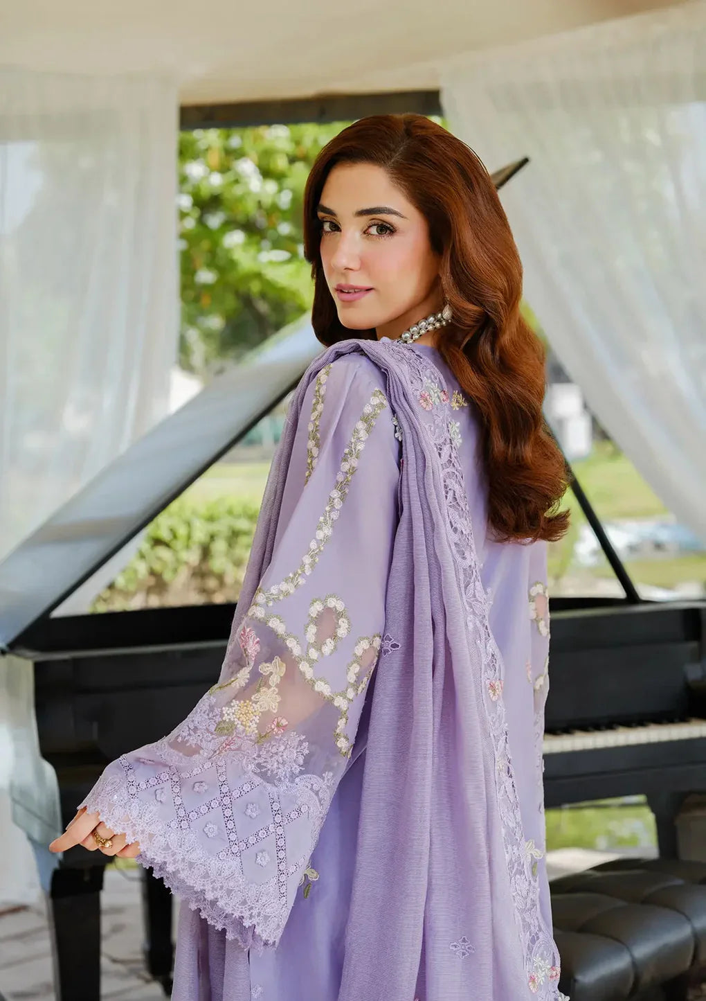 ELAF - 3PC Luxury Lawn Embroidered Suit - RR-4017