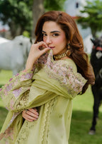ELAF  - 3PC Luxury Lawn Embroidered Suit - RR-4020
