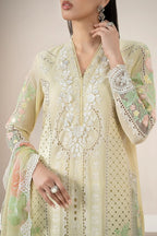 Maria.B - 3PC Luxury Lawn Embroidered Suit - RR-4021