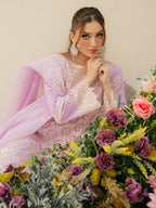 MAHNUR - 3PC Luxury Lawn Embroidered Suit - RR-4037