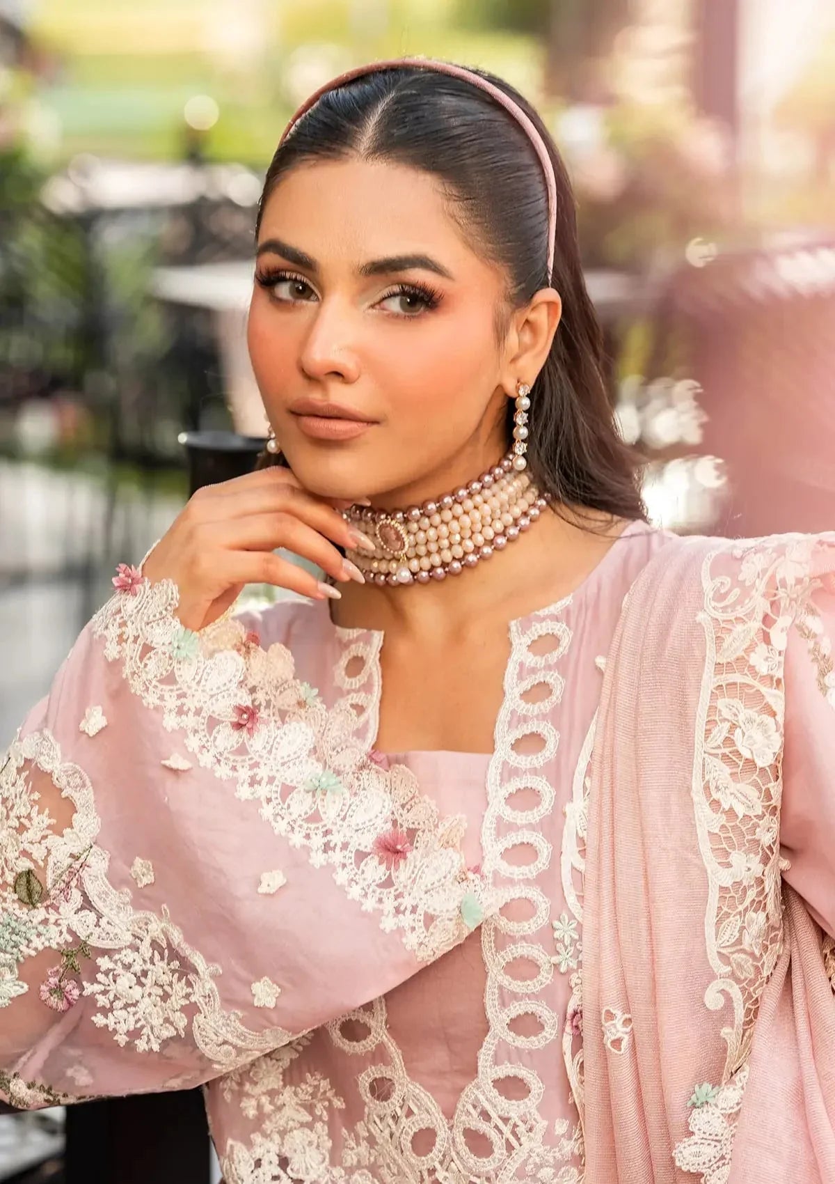 ELAF - 3PC Luxury Lawn Embroidered Suit - RR-4038