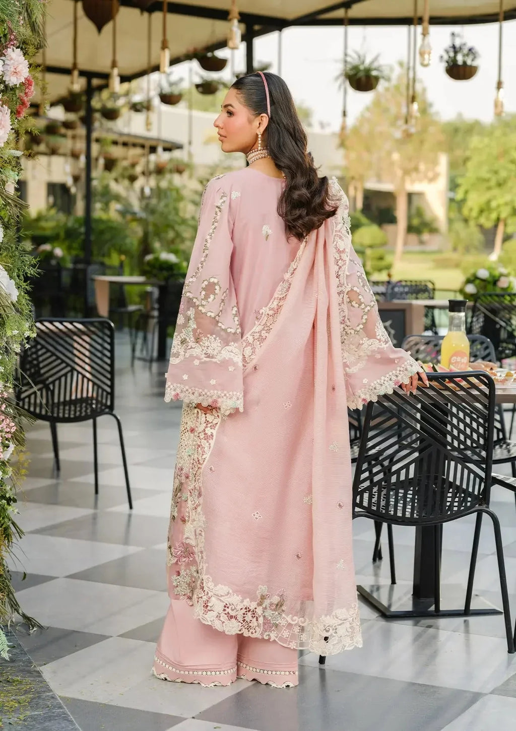 ELAF - 3PC Luxury Lawn Embroidered Suit - RR-4038