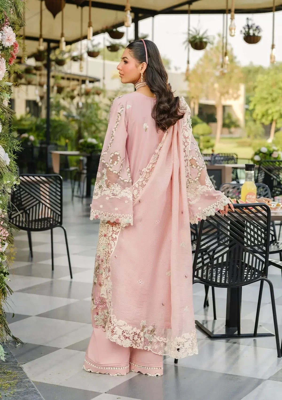 ELAF - 3PC Luxury Lawn Embroidered Suit - RR-4038