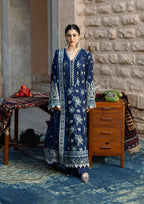 KAHF - 3PC Luxury Lawn Embroidered Suit - RR-4001