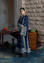 KAHF - 3PC Luxury Lawn Embroidered Suit - RR-4001