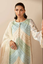 MARIA.B - 3PC Luxury Lawn Embroidered Suit - RR-4043