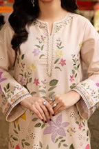 Aneelas - 3PC Luxury Lawn Embroidered Suit - RR-4044