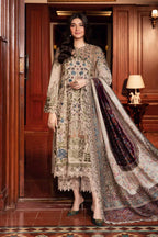 MARIA.B - 3PC Luxury Lawn Embroidered Suit - RR-4013