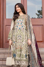 MARIA.B - 3PC Luxury Lawn Embroidered Suit - RR-4013