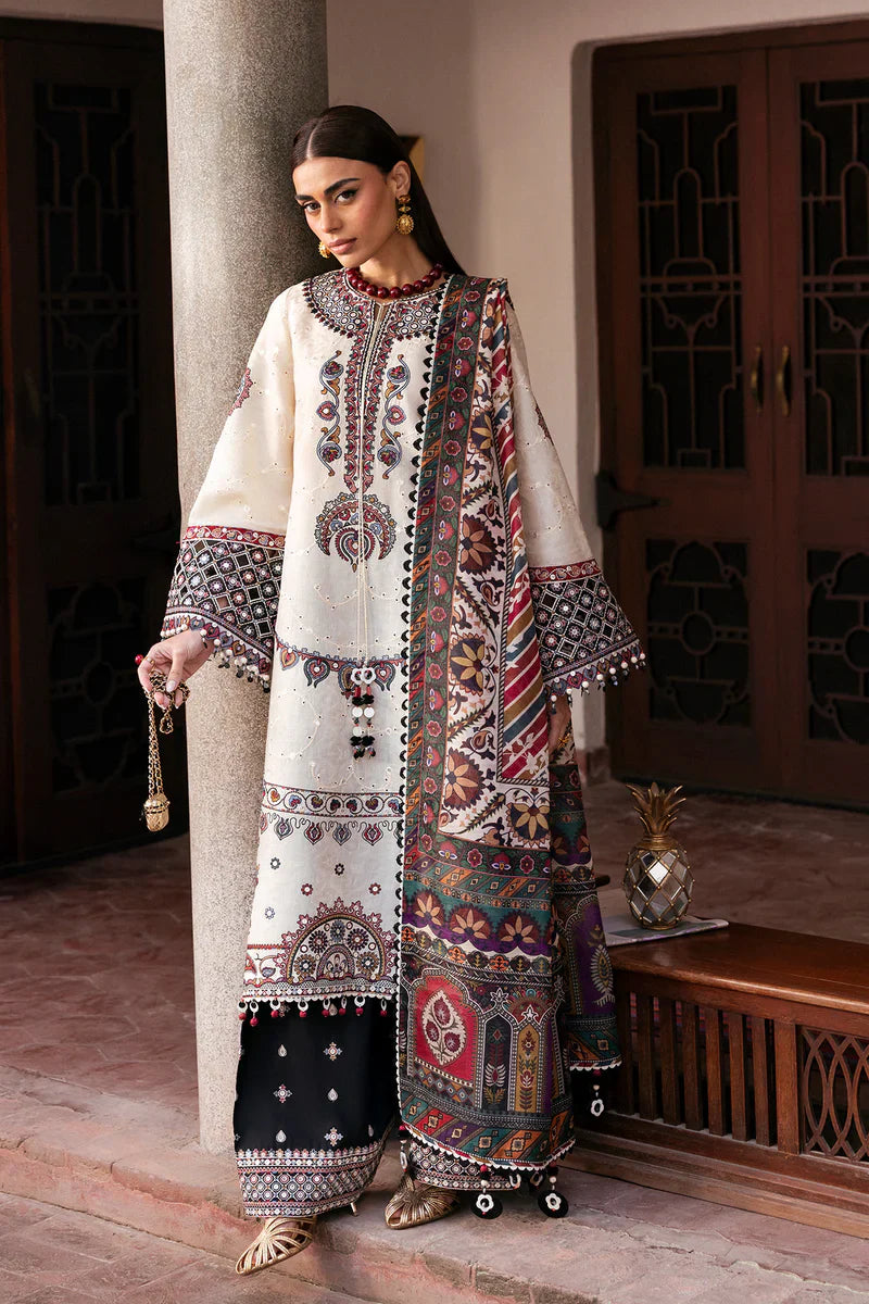 Jazmin - 3PC Luxury Lawn Embroidered Suit - RR-4015