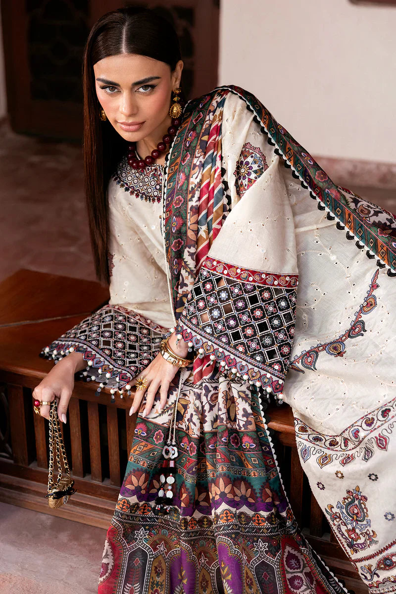 Jazmin - 3PC Luxury Lawn Embroidered Suit - RR-4015