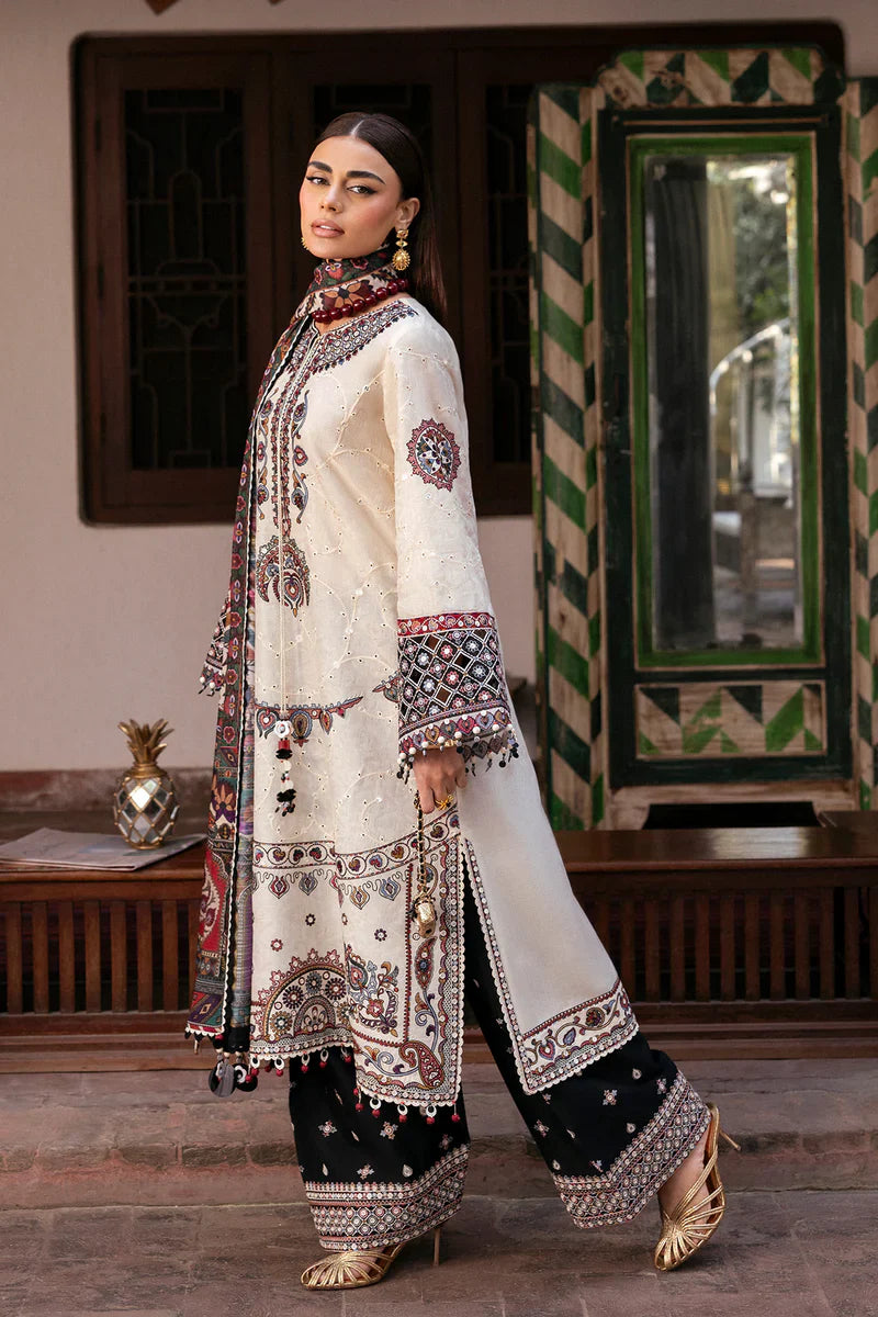Jazmin - 3PC Luxury Lawn Embroidered Suit - RR-4015
