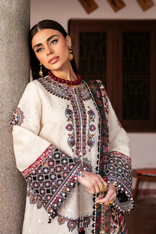 Jazmin - 3PC Luxury Lawn Embroidered Suit - RR-4015