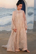 Qalamkar - 3PC Luxury Lawn Embroidered Suit - RR-4016