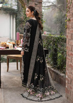 KAHF- 3PC Luxury Lawn Embroidered Suit - RR-4019