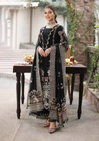 KAHF- 3PC Luxury Lawn Embroidered Suit - RR-4019