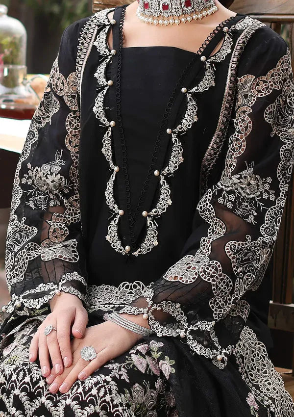 KAHF- 3PC Luxury Lawn Embroidered Suit - RR-4019