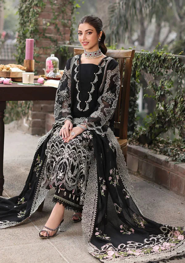 KAHF- 3PC Luxury Lawn Embroidered Suit - RR-4019