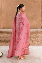 Crossstitch - PEACH ATELIER-3PC PRINTED & EMBROIDERED LAWN SUIT - RR3067