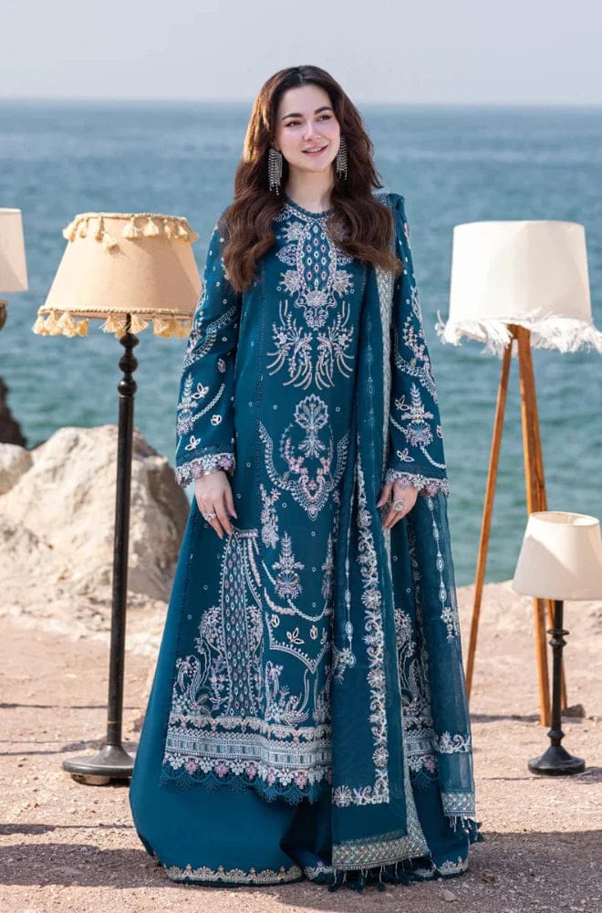 QALAMKAR - Embroidered Lawn 3-Piece Suit - RR3002