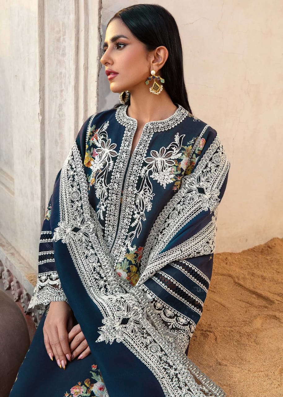 CRIMSON - Luxury Lawn – 3PC Suit - RR3016