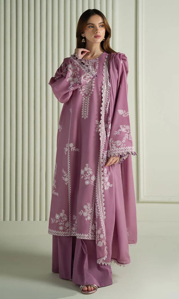 3PC Embroidery Suit Lawn- RR3061