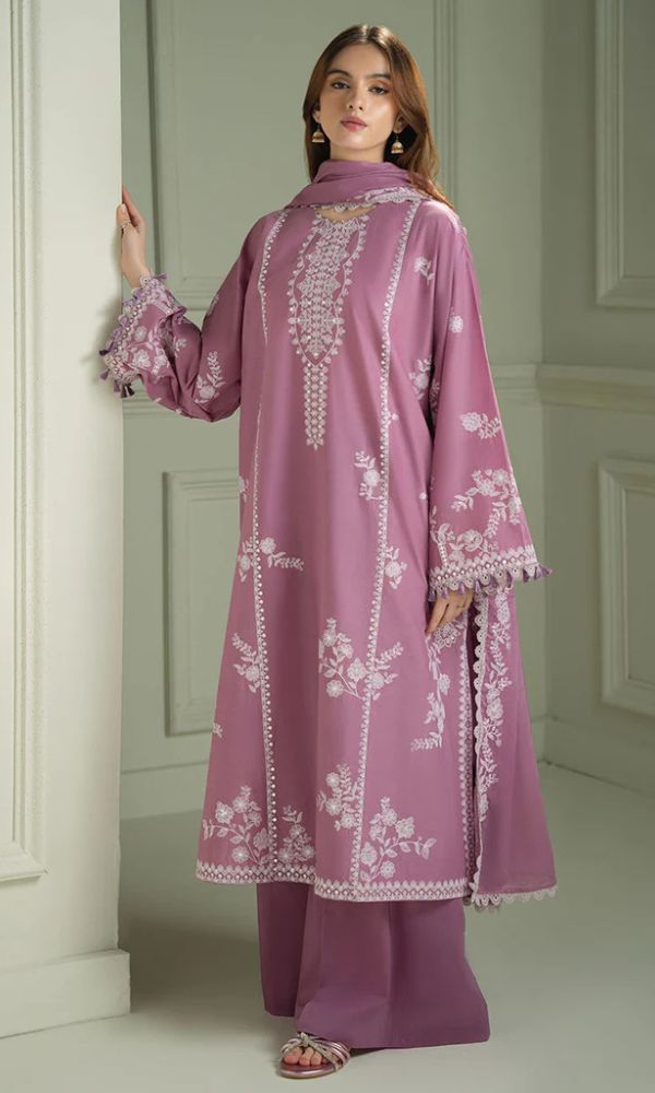 3PC Embroidery Suit Lawn- RR3061