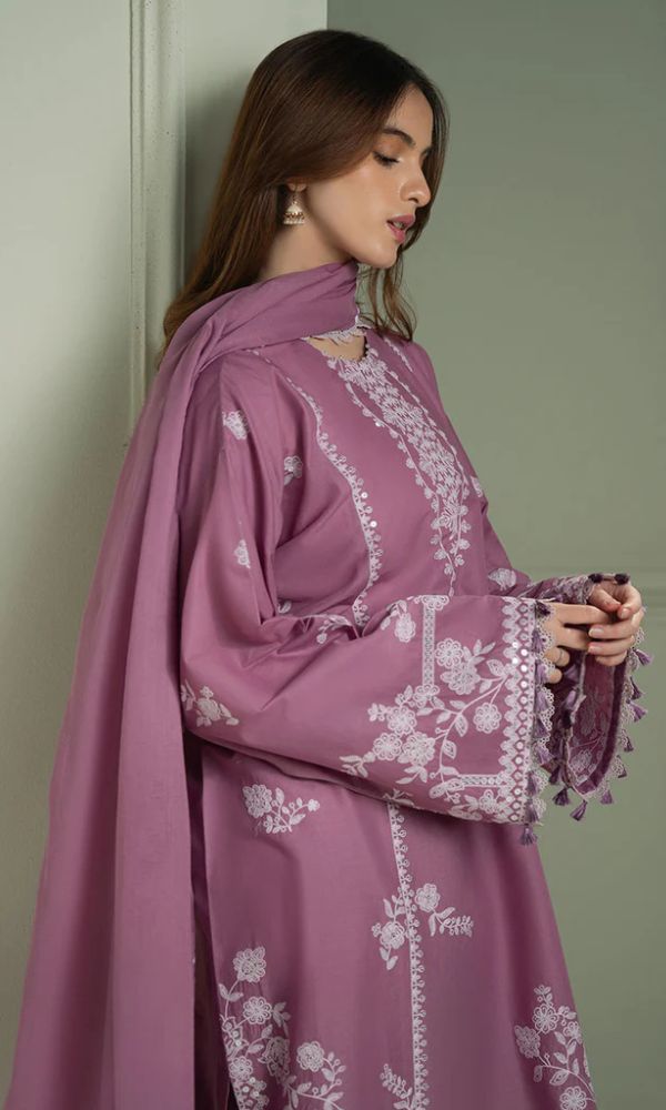 3PC Embroidery Suit Lawn- RR3061