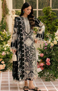 BIN ILYAS - Embroidered Lawn 3Pc Suit - RR3018
