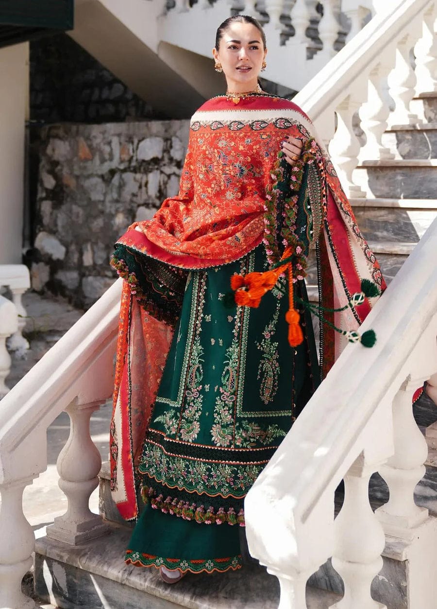 HUSSAIN REHAR - Premium Lawn 3PC Suit - RR3023