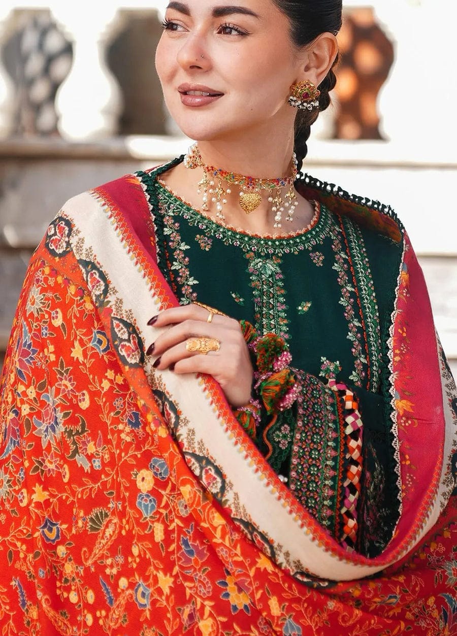 HUSSAIN REHAR - Premium Lawn 3PC Suit - RR3023