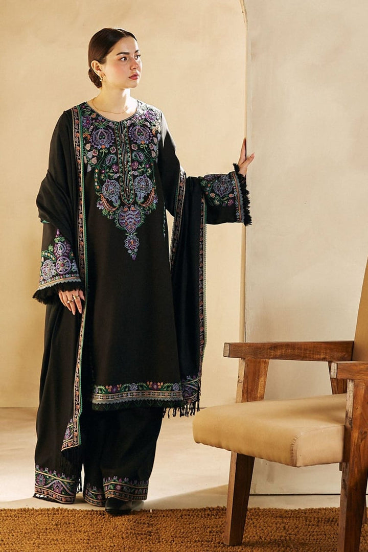 ZARA SHAHJAHAN - Cambric Cotton Unstitched 3PC Suit - RR3028