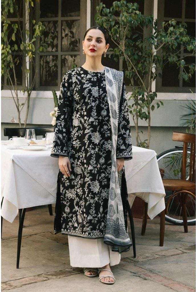 COCO X ZARASHAHJAHAN Premium Lawn Unstitched 3PC Suit - RR3029