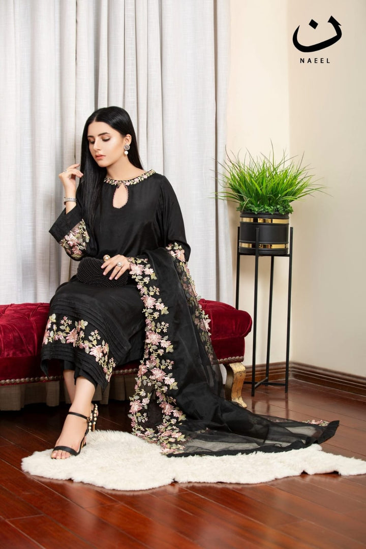 RUJHAN - Premium Lawn Unstitched 3PC Suit - RR3030