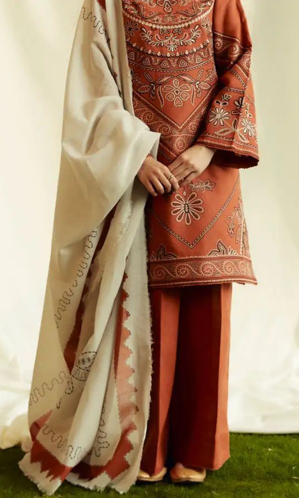 ZARA SHAHJAHAN Premium Lawn Unstitched 3PC Suit - RR3033
