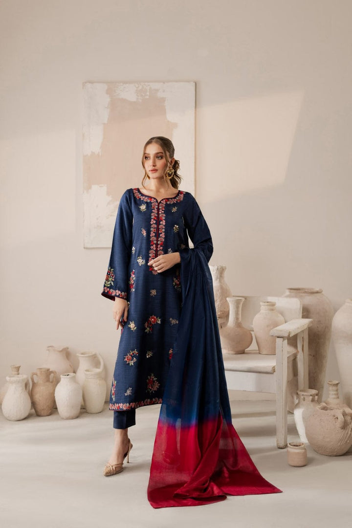 JAZMIN Premium Cotton Unstitched 3Pc Suit - RR3042