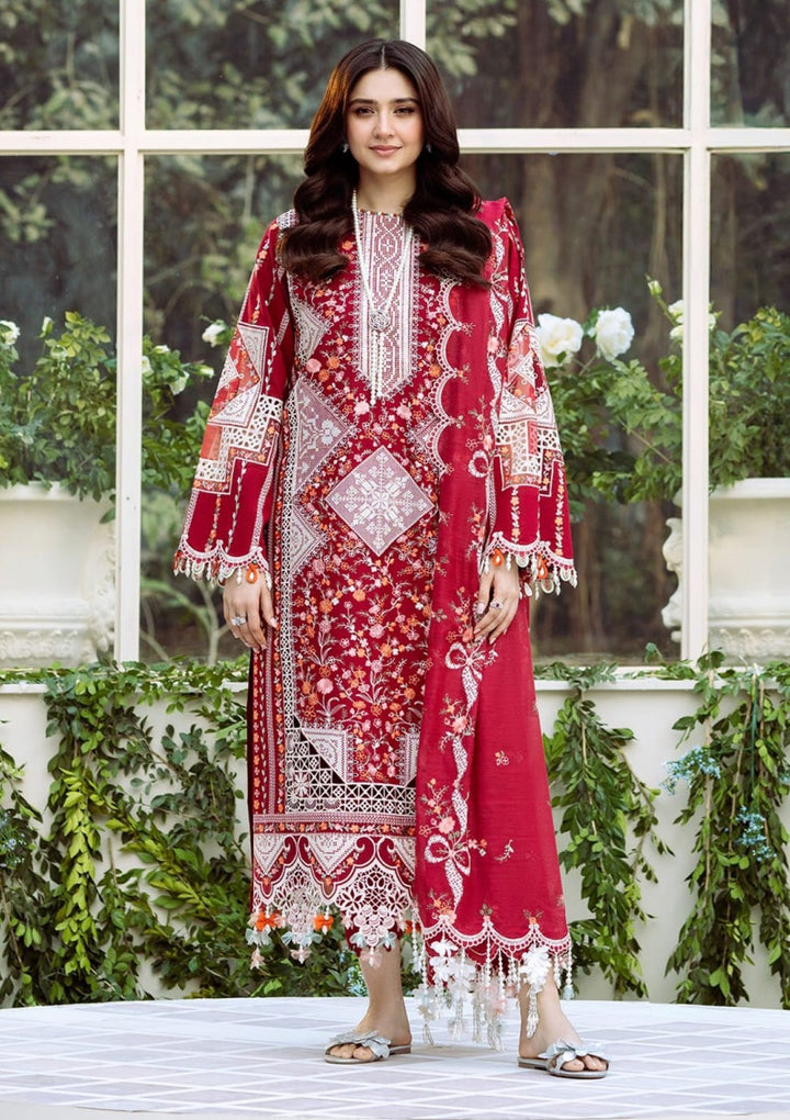 BIN ILYAS Premium Lawn Unstitched 3Pc Suit - RR3048