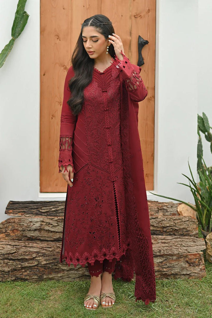 BIN ILYAS Premium Lawn Unstitched 3Pc Suit - RR3054