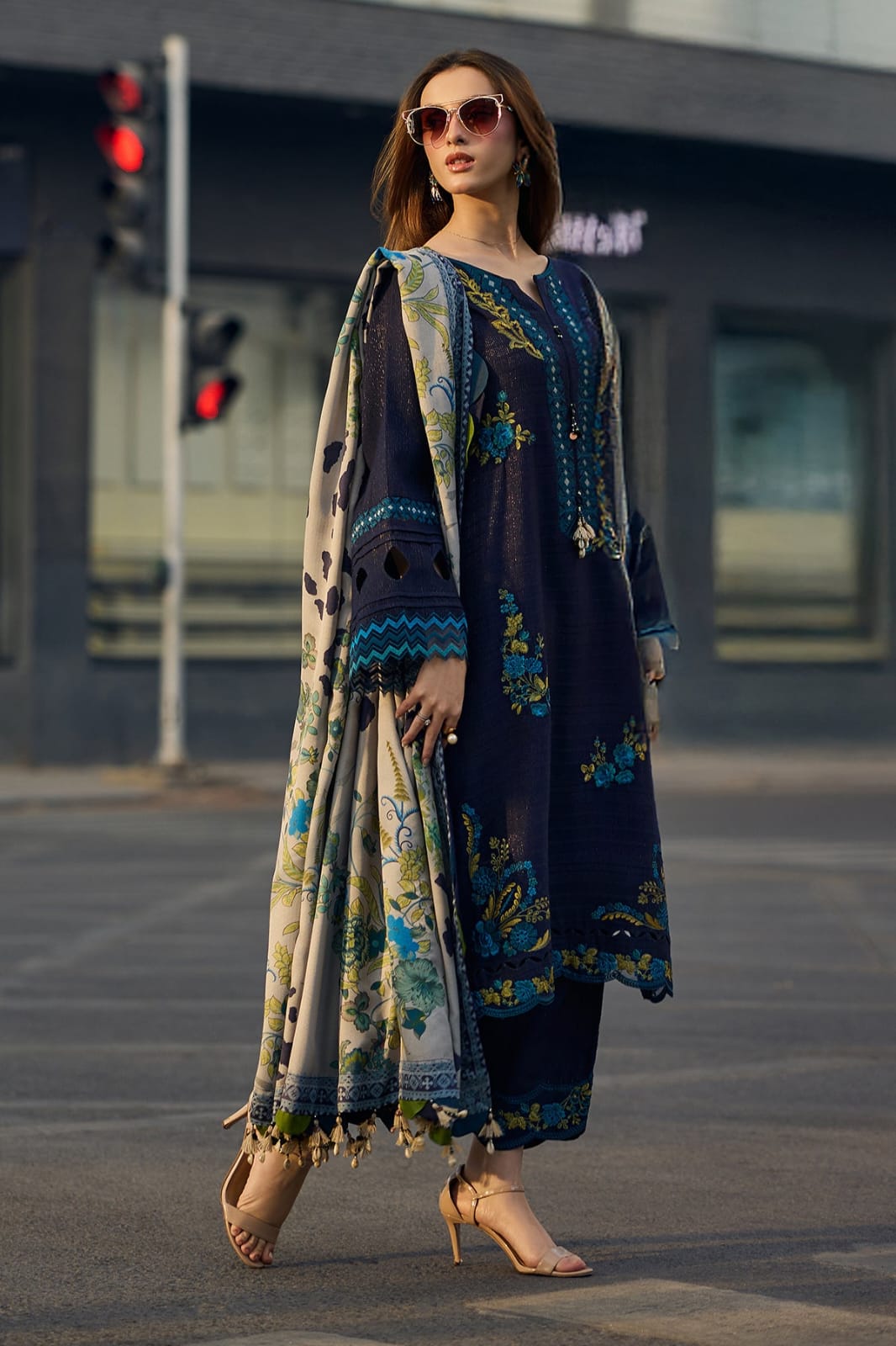 CHRIZMA Premium Lawn Unstitched 3Pc Suit - RR3055