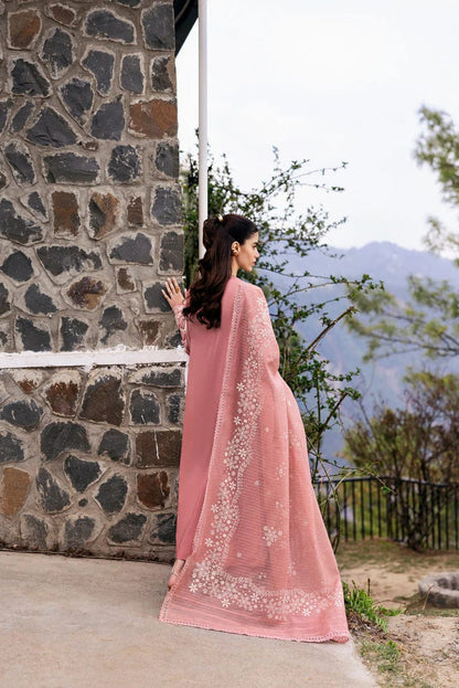 QALAMKAR Premium Lawn Unstitched 3Pc Suit - RR3053