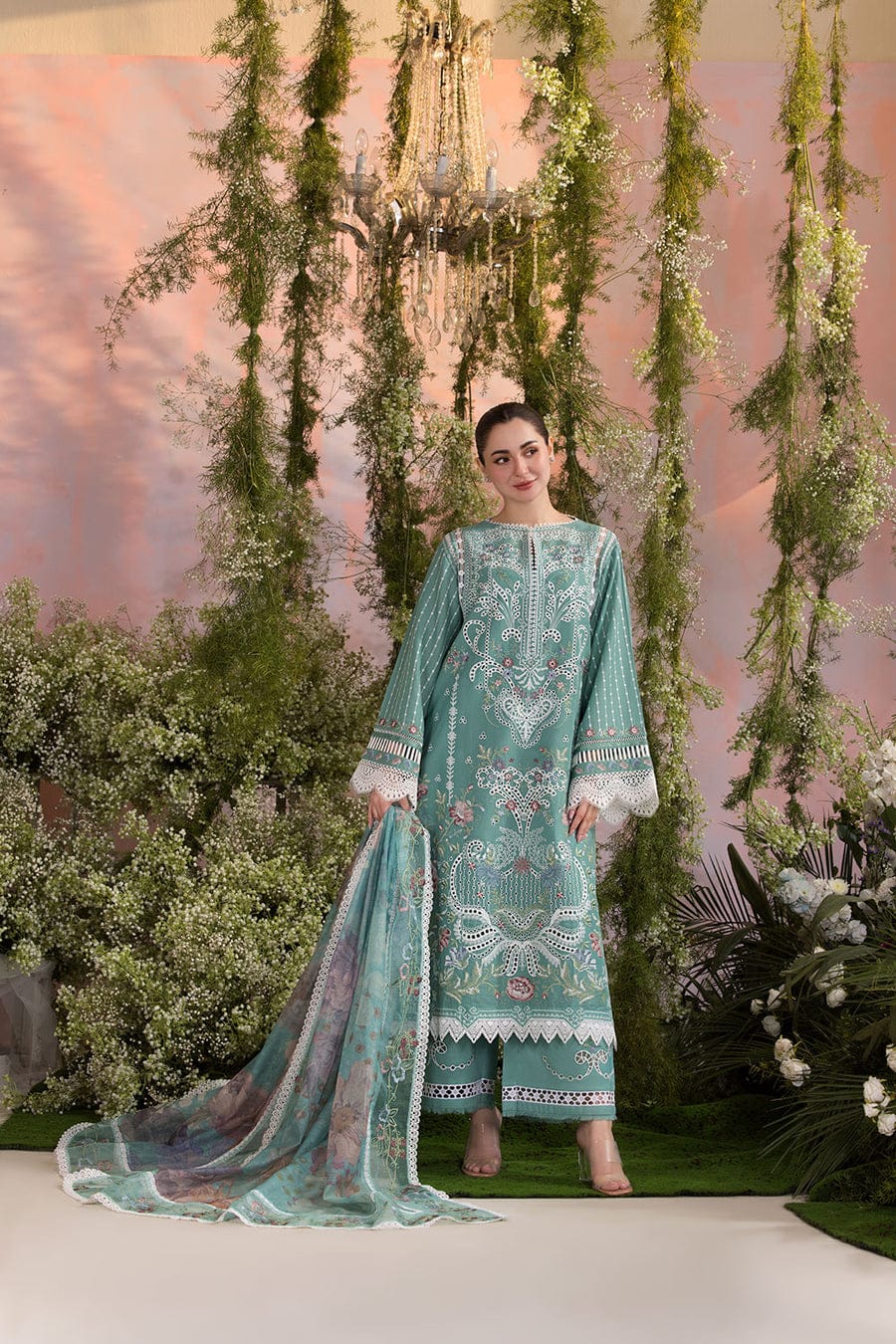 SOBIA NAZIR Premium Lawn Unstitched 3Pc Suit -RR3056