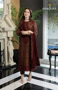 Asim jofa - 3PC Luxury Lawn Embroidered Suit - RR-4003